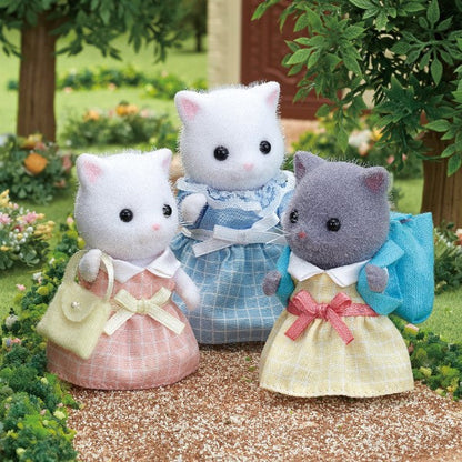 Sylvanian Families | Doll Persian Cat Girl W48×D42×H120Mm (Gray)