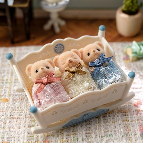 【JP】Sylvanian Families | Biscuit Bear Triplets Babies Set FS-63