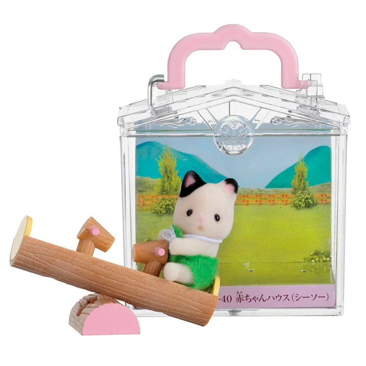 Sylvanian Families | Baby House Cat On See-Saw 3.2X3.5X4Cm