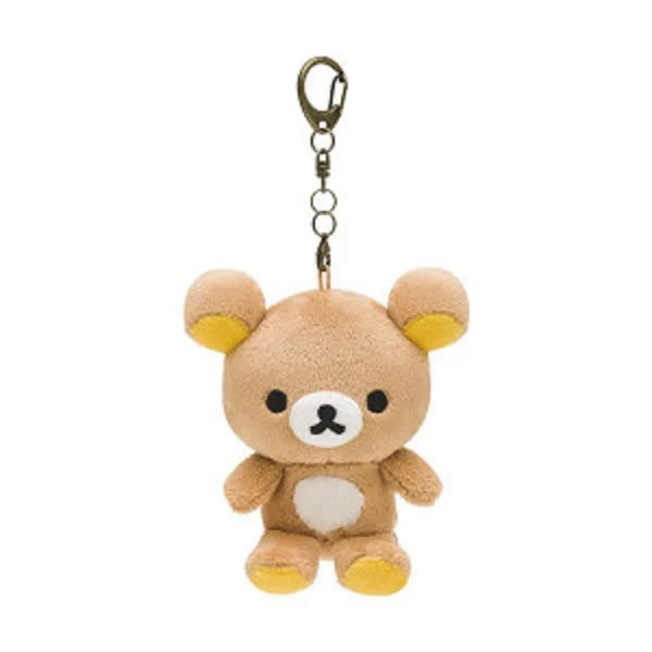San-X | Rilakkuma Keychain Plush Mascot Holder Bag Charm 110 × 90 × 50 mm (Always Together)
