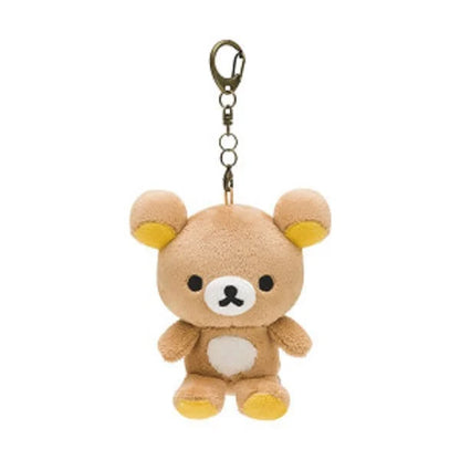 San-X | Rilakkuma Keychain Plush Mascot Holder Bag Charm 110 × 90 × 50 mm (Always Together)