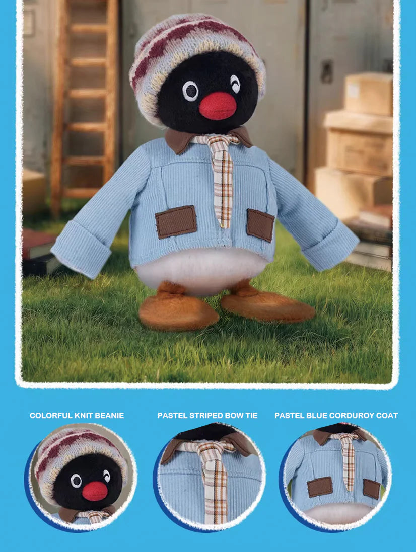 PINGU | 45th Anniversary Vintage OOTD Series Plush Blind Box 14cm Approx.  (Order 6 for a complete box)
