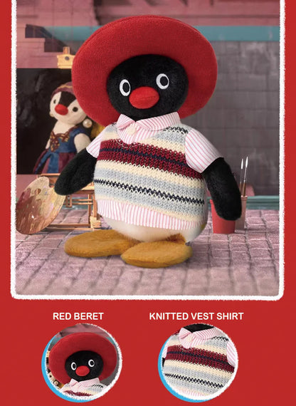 PINGU | 45th Anniversary Vintage OOTD Series Plush Blind Box 14cm Approx.  (Order 6 for a complete box)