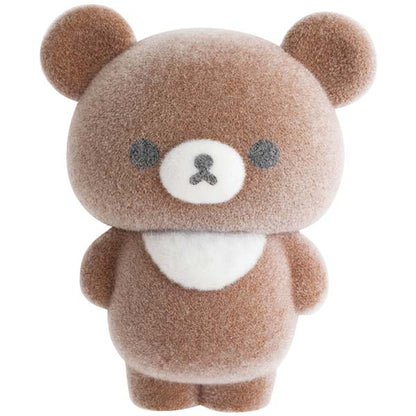 SAN-X | Rilakkuma Chairoikoguma Petit Collection Mascot 20×37×30mm (Flocked 4th Edition)