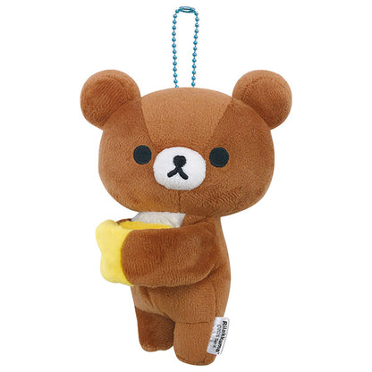 SAN-X | Rilakkuma Chairoikoguma Gyutto Mascot Bag Charm Keychain 190×110×90mm