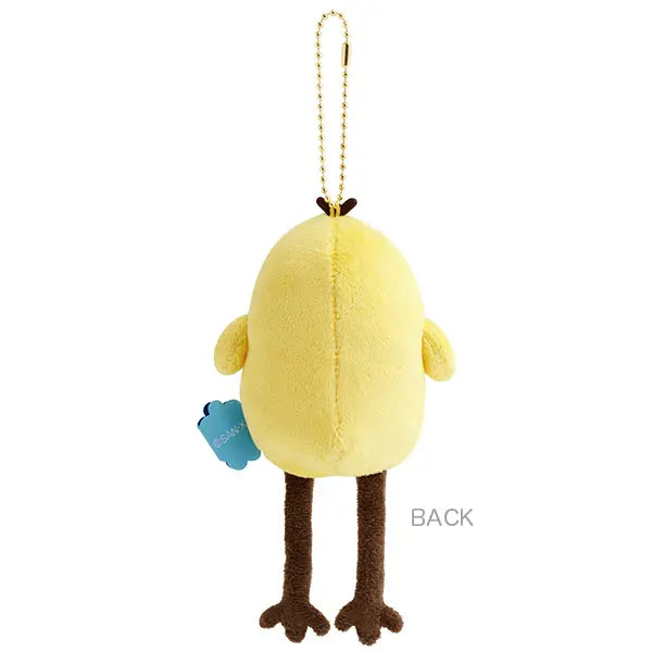 SAN-X | Rilakkuma Kiiroitori Long-legged Hanging Plush Toy Bag Charm Keychain 165×115×60mm (Rilakkuma Lab)