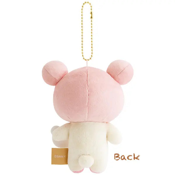 San-X | Rilakkuma Korilakkuma Hanging Plush Toy Bag Charm Keychain 135×110×65mm (Anytime Bakery)