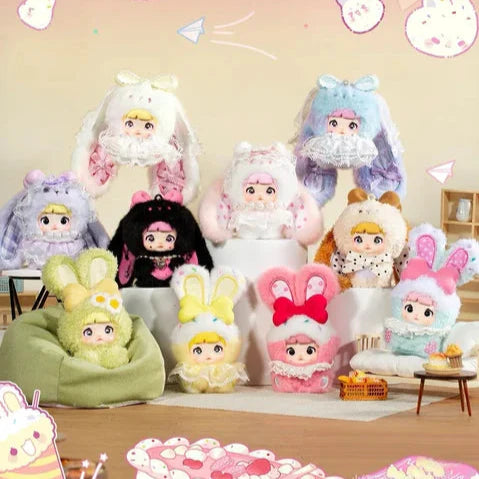 Nommi | Baby Sweetheart Bunny Blind Box Plush Keychain 10cm Approx. (Order 8 for Complete)