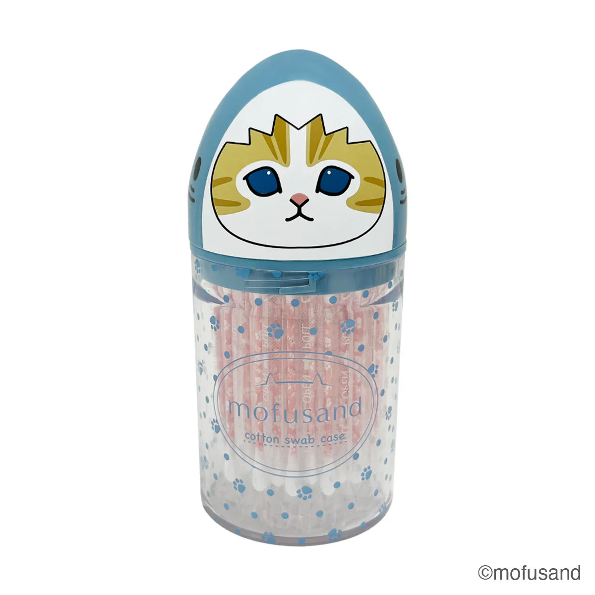 Mofusand | Shark Pakkun Menbo Chiikawa Cotton Swabs 50 Pieces 70 x 139 x 70mm