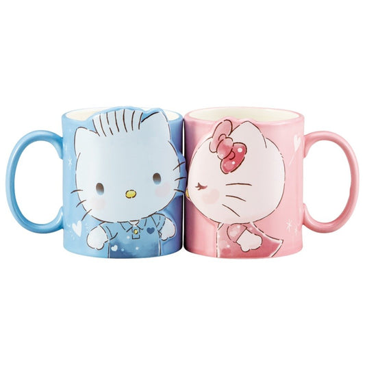 SANRIO | Dear Daniel & Hello Kitty Kiss Pair Mug Set 80×90mm