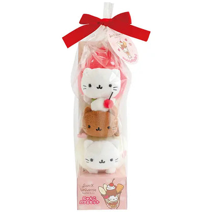 San-X | Nyan Nyan Nyanko Plush Toy Set 300×65×75mm (San-X Universe Heart)