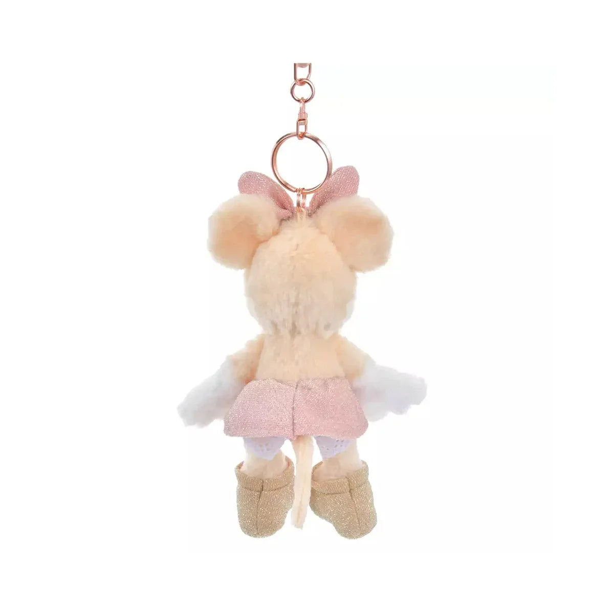 DISNEY | TokyoDisneyStore Minnie Mouse Plush Keychain Mascot Holder 12×11×9cm (Winter Shiny Color)