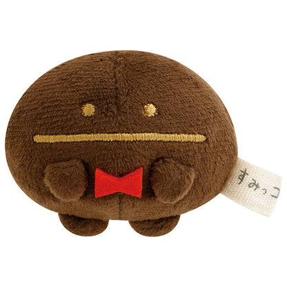 SAN-X | Sumikko Gurashi Tenori Plush Toy Mame Master 40×50×25 mm (Chocolate Fair at Sumikko Cafe)