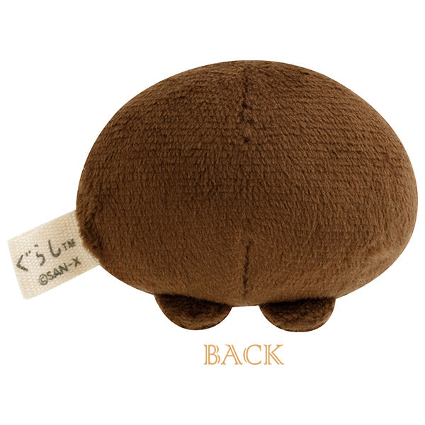 SAN-X | Sumikko Gurashi Tenori Plush Toy Mame Master 40×50×25 mm (Chocolate Fair at Sumikko Cafe)