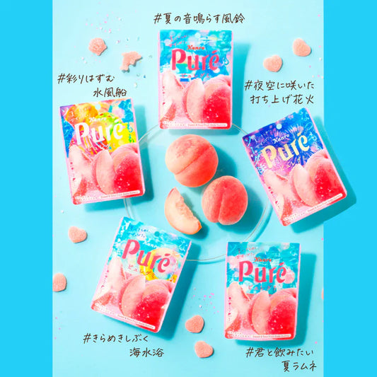 Kanro | Pure Gummy Summer Peach Soda 52g