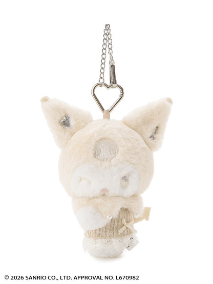 SNIDEL x Kuromi | Bijou Plush Charm Keychain Bag Charm 170x129mm (IVR)