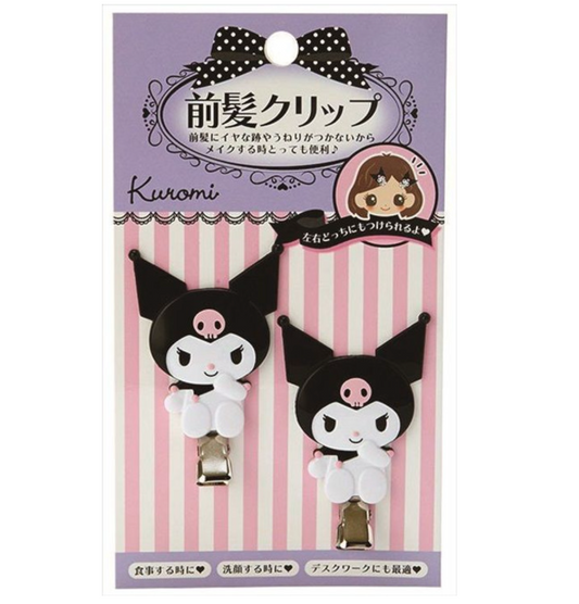 Sanriohair Clip 2 Set Stand Kuromi