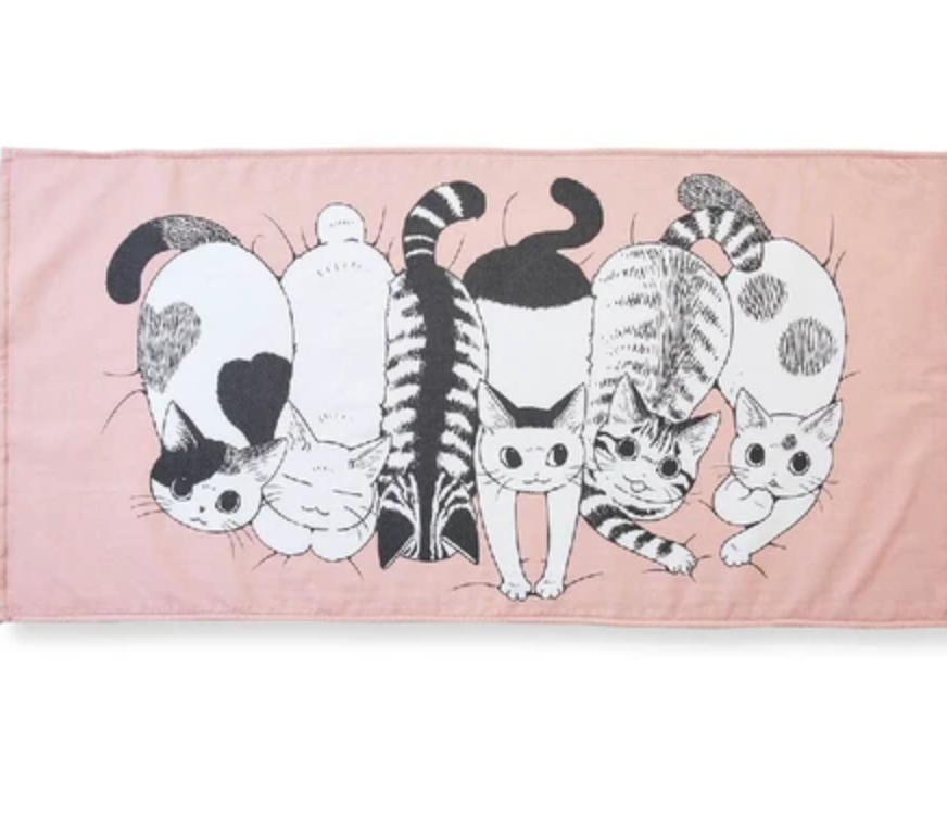 Felissiomo100% Cotton Bathing Towel 120*60Cm Pink