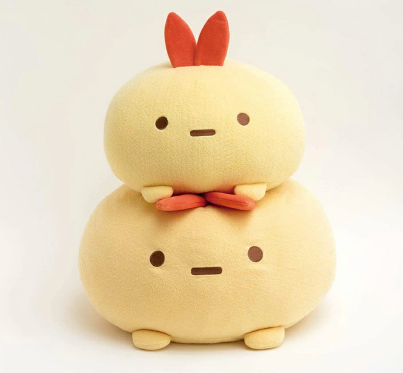 San-Xsumikko Gurashi Plush Toy Daifuku Cushion Fried Shrimp Xl 280×400×370Mm