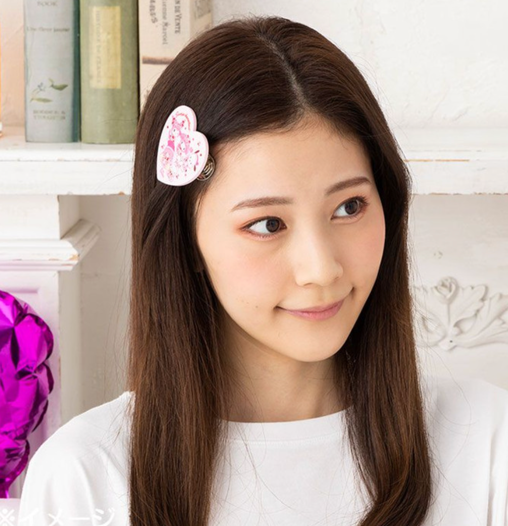 Sanrioheart Shaped Hair Clip (Fun Hocance Design)