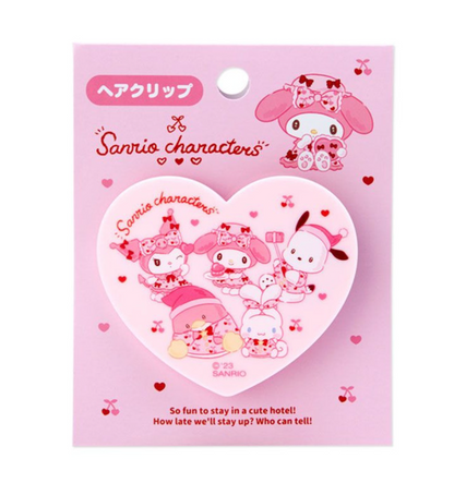 Sanrioheart Shaped Hair Clip (Fun Hocance Design)