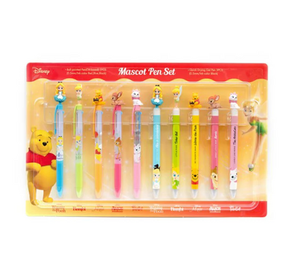 Disneymascot Ball Pointed Pen & Quick Drying Gel /// // 0.5Mm 10