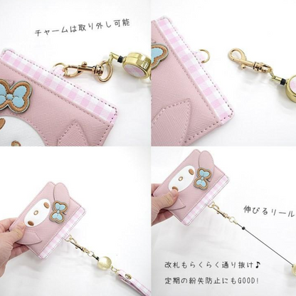 Sanriopass Case With Reel W110×H80×D5Mm