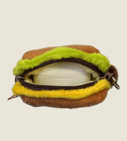 Gladeesquare Hamburger Mini Case For Airpods