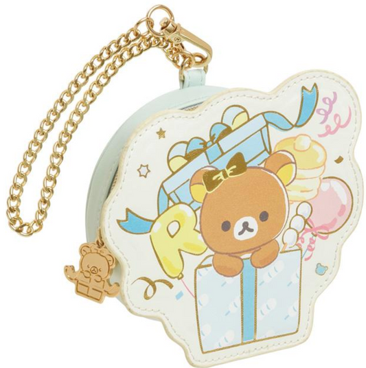 San-Xrilakkuma Nikoniko Happy For You Die-Cut Coin Case