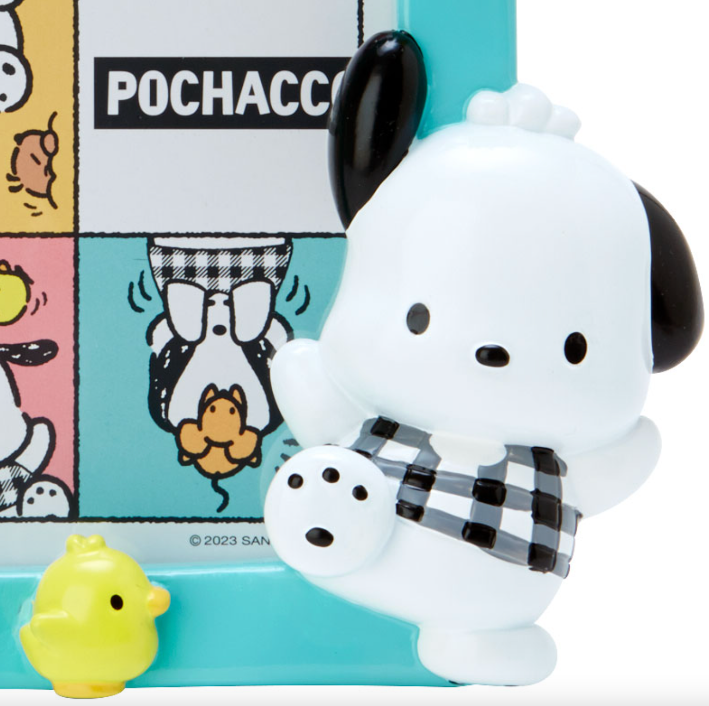 Sanriophoto Frame Pochacco (Checkered Pattern) 16 X 14 3Cm