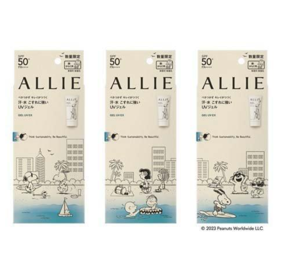 Kanebo X Peanutsallie Sunscreen Gel Uv Ex Spf50+ Pa++++ Snoopy Allie 90G