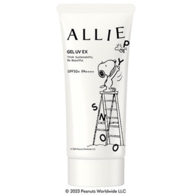 Kanebo X Peanutsallie Sunscreen Gel Uv Ex Spf50+ Pa++++ Snoopy Allie 90G