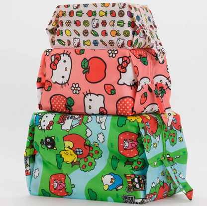 Baggu | Hello Kitty And Friends 3D Zip And Set Of 3