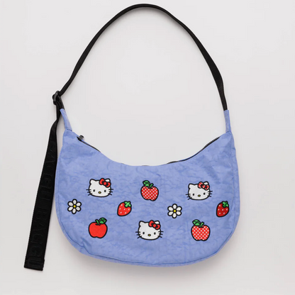 Baggu | Hello Kitty Embroidered Nylon Crescent Bag