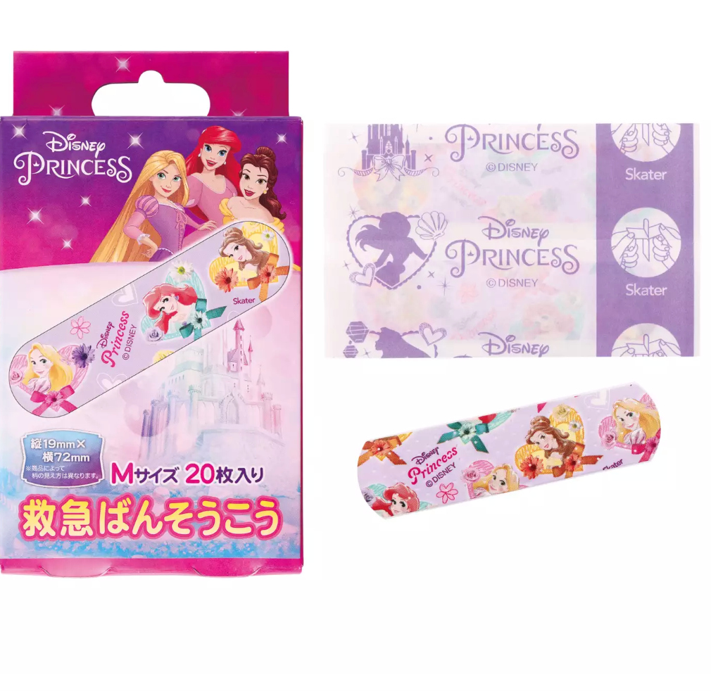 Disney | Aid Bandage 20 Pieces (Princess) 东京迪士尼 公主系列 创可贴/邦迪