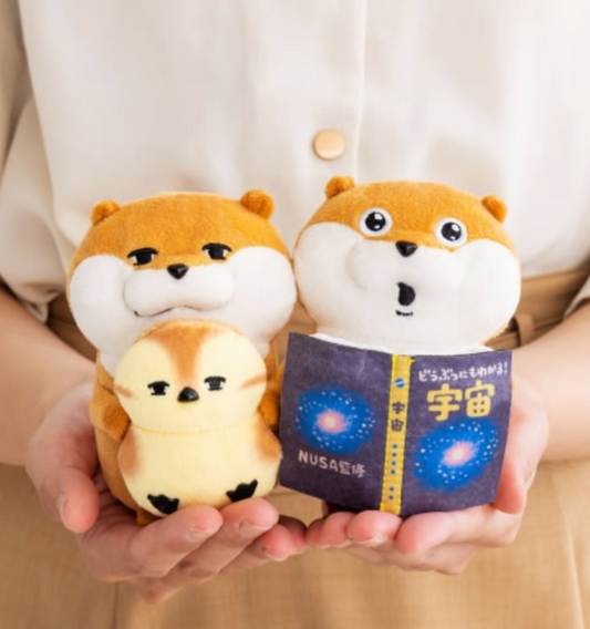 Kawaiiusono Kawauso | Cute Lie Otter Plush Doll H120 X W80 D105Mm 小玩笑小水獭 探索宇宙 小玩偶/公仔/桌面装饰