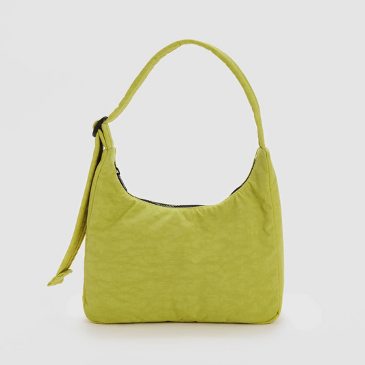 Baggu | Mini Nylon Shoulder Bag (Lemongrass) 超轻防水尼龙包 单肩包 腋下包 肩带可调节