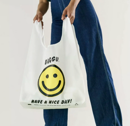 Baggu | Thank You Happy Standard Baggu (New) 美好的一天 可折叠环保袋/购物袋