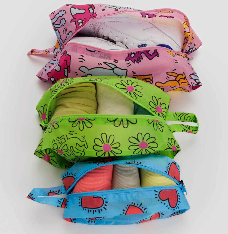 Baggu | Keith Haring 3D Zip Set Of 3