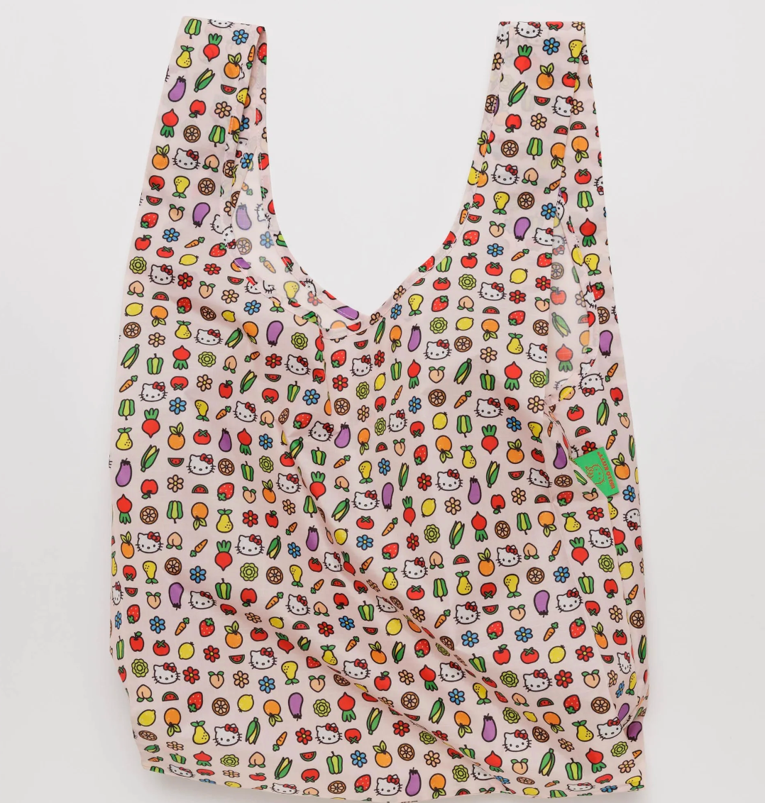 Baggu | Sanrio Hello Kitty Icons Standard Baggu 合作款 三丽鸥凯蒂猫 可折叠环保袋/购物袋