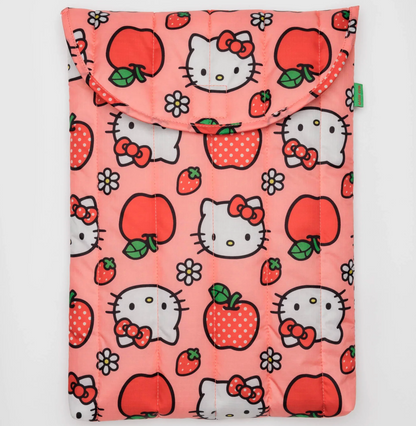 Baggu | Sanrio Hello Kitty Puffy Laptop Sleeve 16‘’ (New) 三丽鸥 凯蒂猫合作款 电脑包