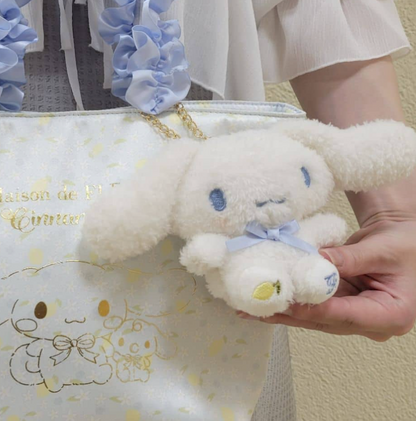 Maison De Fleur X Sanrio | Fluffy Mascot Holder Plush Keychain Limited Edition Approx.10Cm
