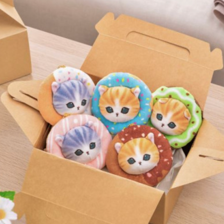Mofusand | Mascot Holder Plush Keychain H95 X W95 D35Mm (Donut)