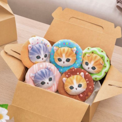 Mofusand | Mascot Holder Plush Keychain H95 X W95 D35Mm (Donut)