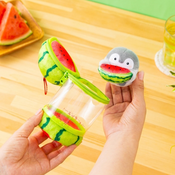 Koupen-Chan | Freshly Picked Fruit Mascot Pouch Keychain H145×W85×D85Mm Watermelon