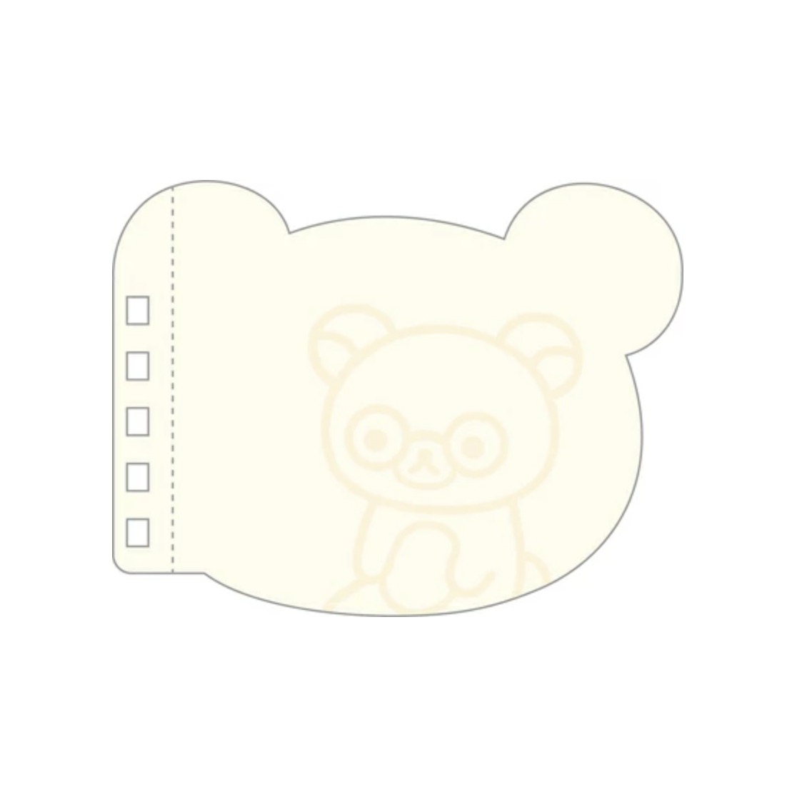 San-X | Rilakkuma Ring Memo Pad/Notebook 74×97Mm 80 Sheets (Basic Rilakkuma Favorite Things)
