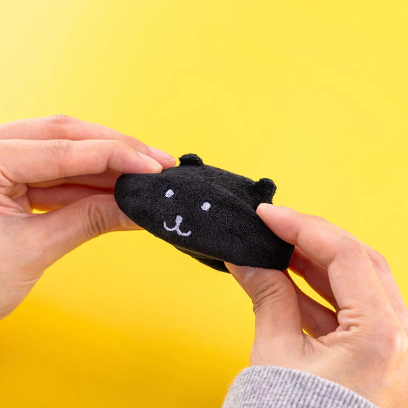 Nagano Friends | Mascot Mini Plush H50 X W50 D50Mm (Kuma Black)