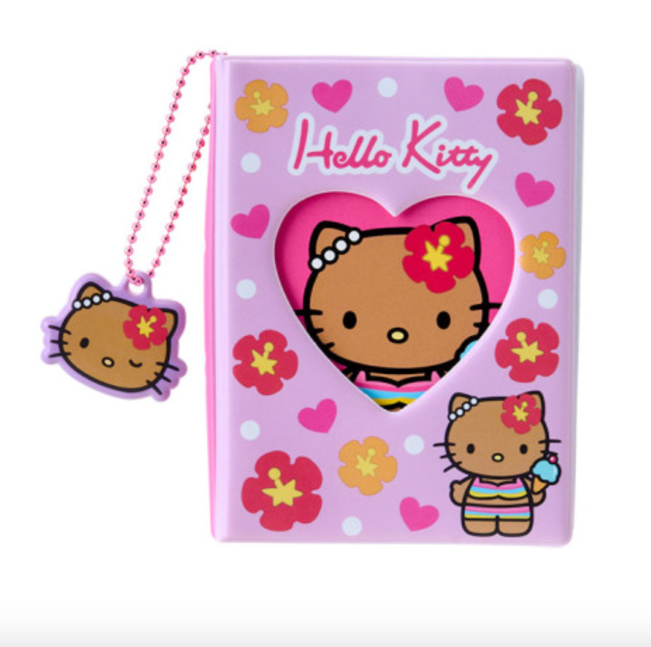 Sanrio | 90S Hello Kitty Mini Album With Charm H104Xw75Xd26Mm 16 Pockets (Sunburn Tan Kitty)
