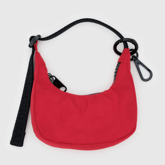Crescent Bag Charm - Red