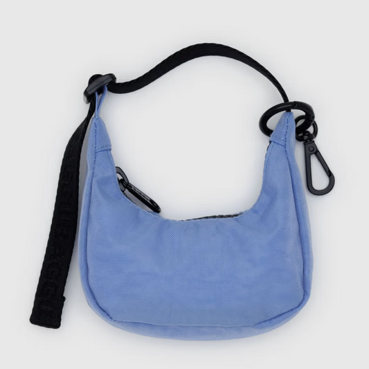 Crescent Bag Charm - Blue